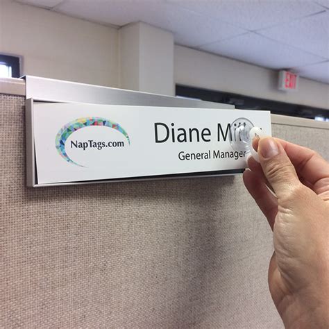 Cubicle Name Plates Idea 8