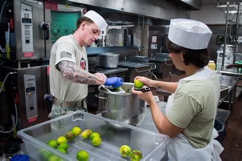 Culinary specialists prepare and serve meals in a variety of settings