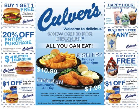 Culver's Coupons and Deals