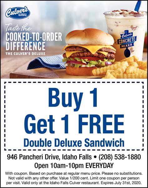 Culver's Coupons Image 7