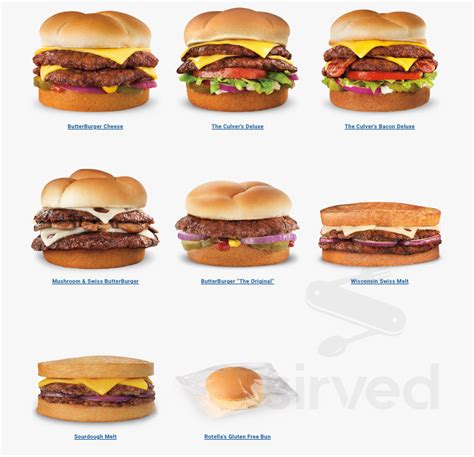 Culver's Menu Item 1