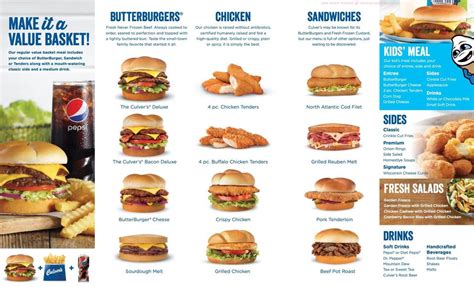 Culver's Menu Online