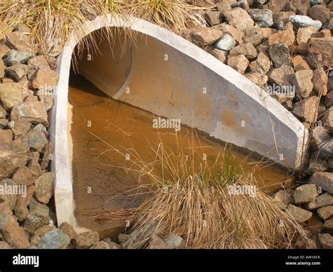 A culvert is a structure that allows water to flow