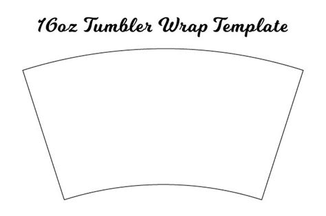 Cup Wrap Template Unique