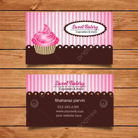 Cupcake Bakery Card