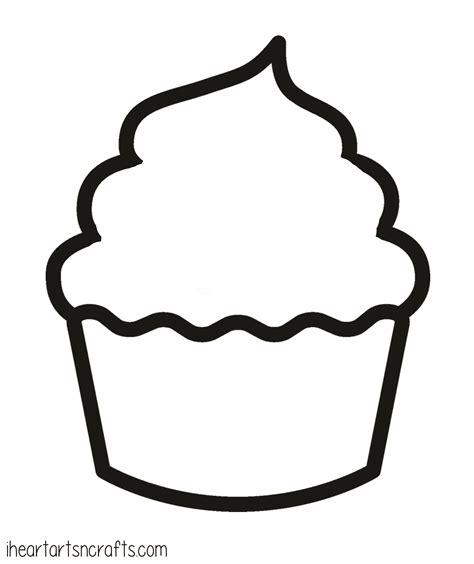 Cupcake Cake Design Template Mechanism