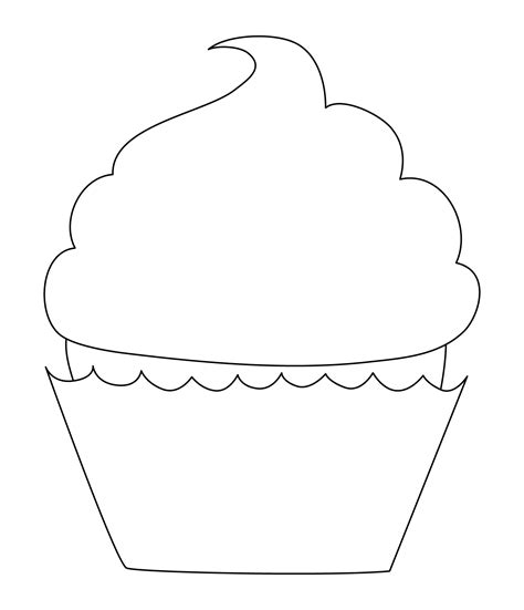 Example of a cupcake cake template