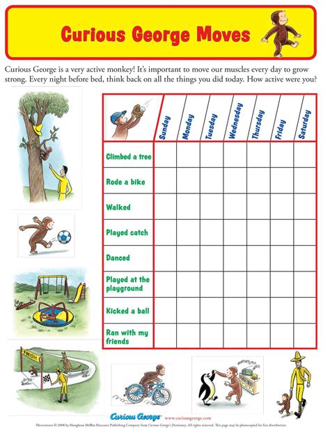 Curious George math worksheets