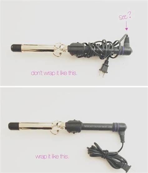 Curling iron maintenance