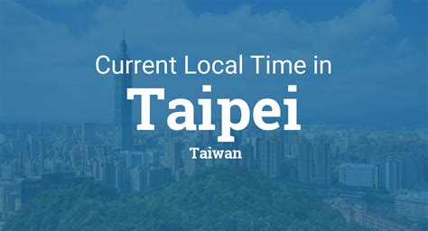 Current Time in Taipei