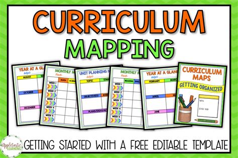 Curriculum Map Template Examples