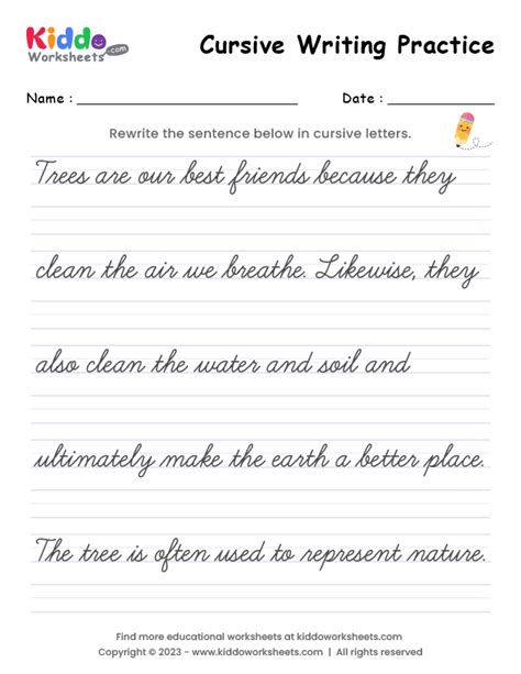 Cursive Alphabet Worksheet 4