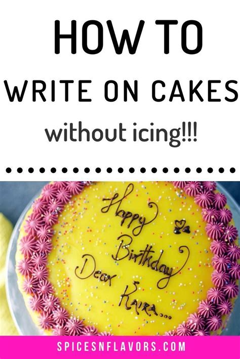 Cursive cake writing tips and tricks