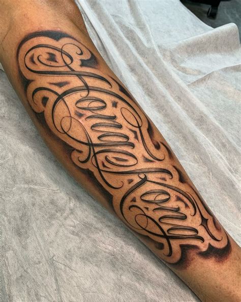 Cursive Fonts Tattoo Inspiration