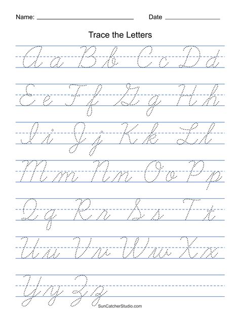 Cursive Handwriting Activities