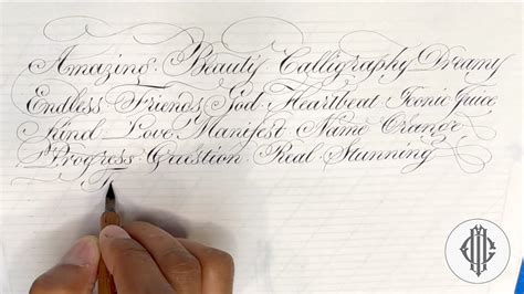 Cursive Handwriting Copperplate