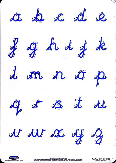 Cursive Letter Formation Worksheet