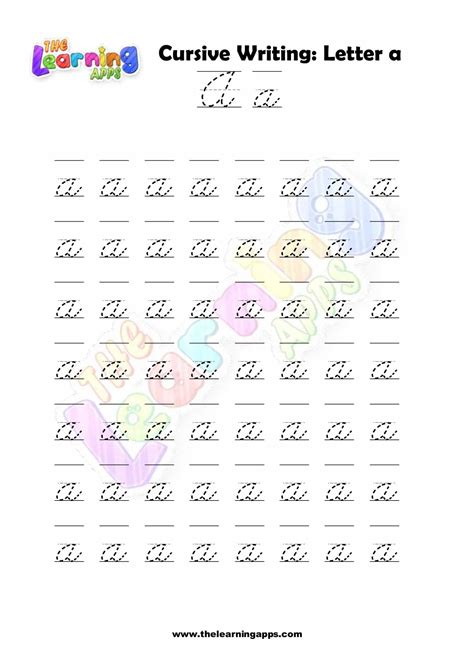 Cursive lettering worksheets for grade 1