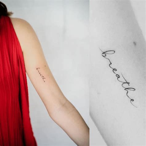 Cursive Tattoo Inspiration and Ideas