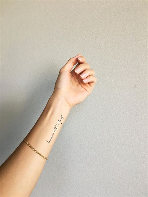 Cursive Tattoo Placement Options