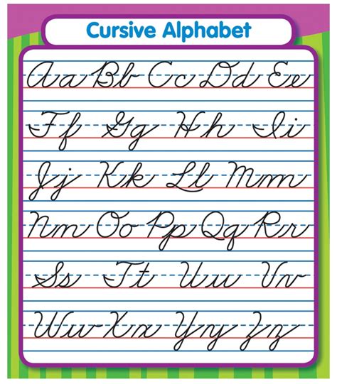 Cursive Writing Worksheets for Elementary School Students