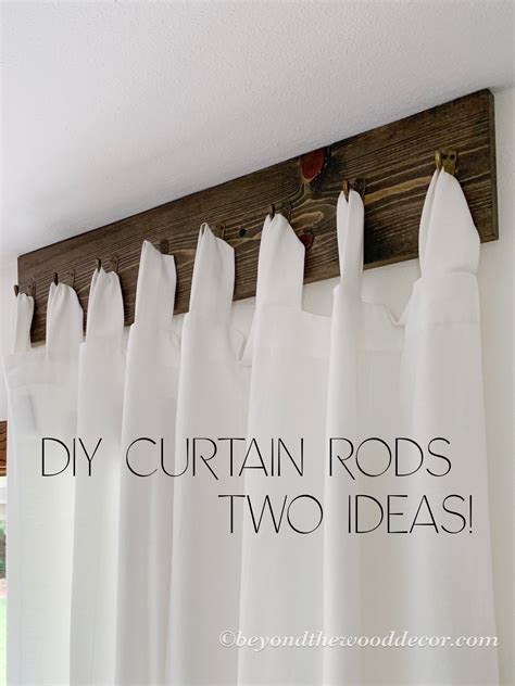 Curtain Rods DIY