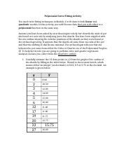 Curve Fitting Advanced Techniques