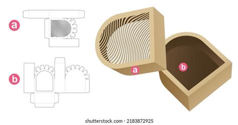 Curved top box template