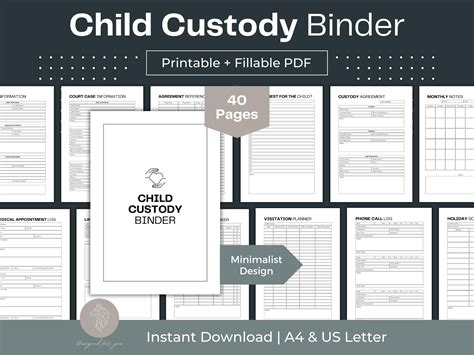 Custody Binder Allergy Information