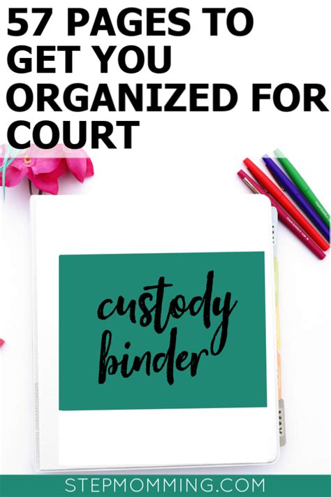 Custody Binder Organization Tips