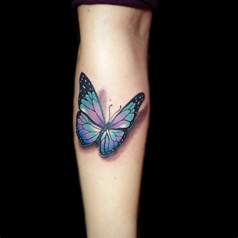 Custom 3D butterfly tattoo design