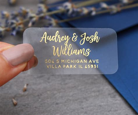 Custom Address Labels with Logo