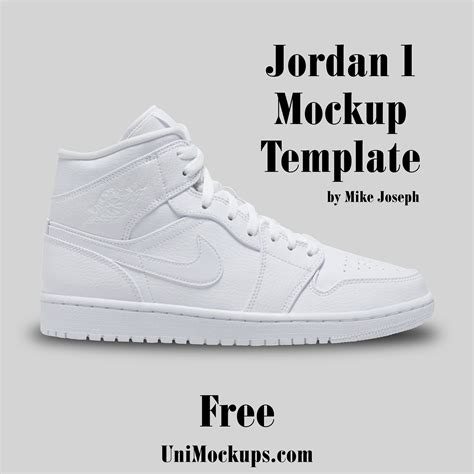 Custom Air Jordan 1 Template 1