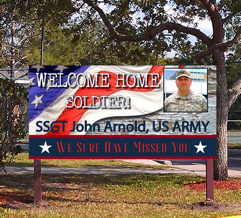 Custom Army Welcome Home Signs Gallery 5