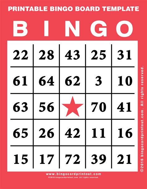 Custom Bingo Boards Printables