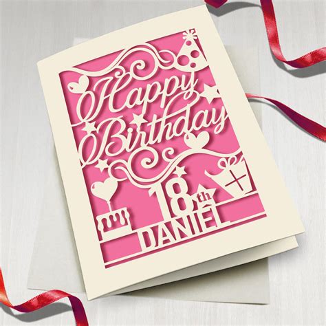 Custom birthday card ideas with names