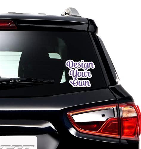 Custom Car Decal Made with Printable Vinyl