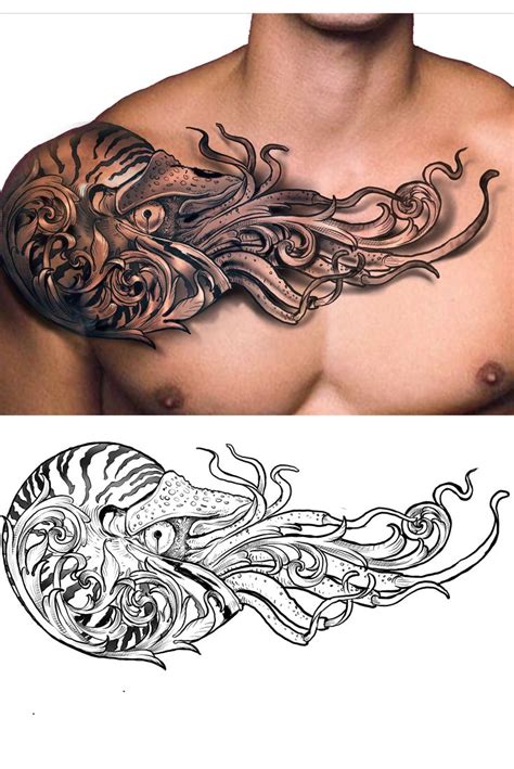 Custom chest tattoos