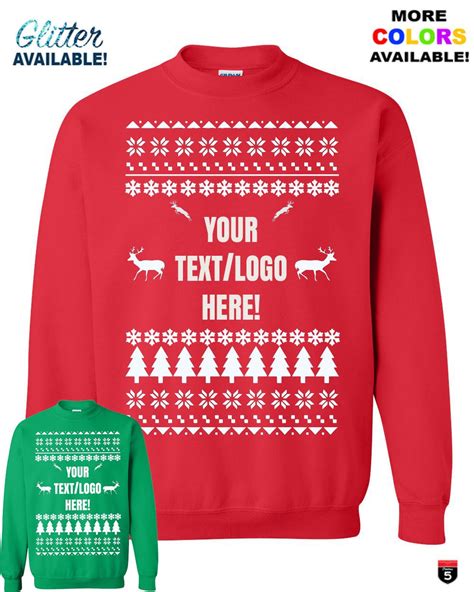 Custom Christmas Sweater Template