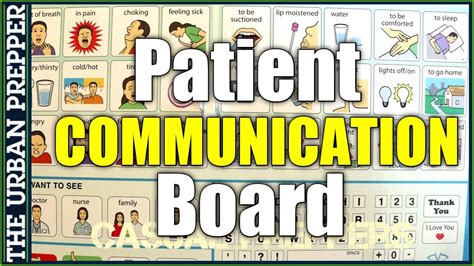 Custom printable hospital communication boards