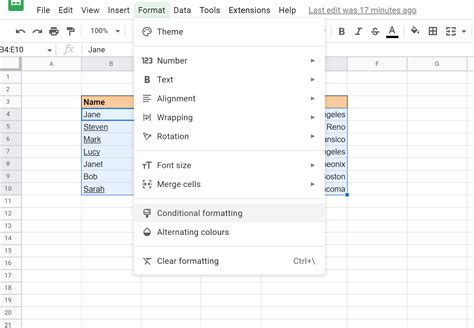 Creating Custom Conditional Formatting Rules with Formulas