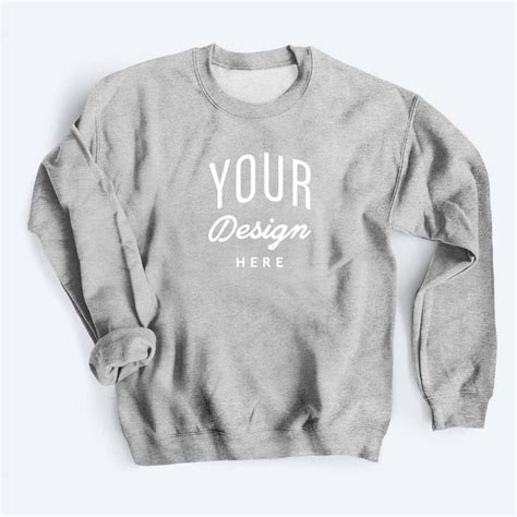 Custom Crew Neck Sweatshirt Designs