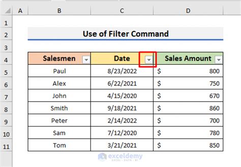 Creating Custom Date Filters