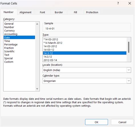 Custom Date Formats in Excel