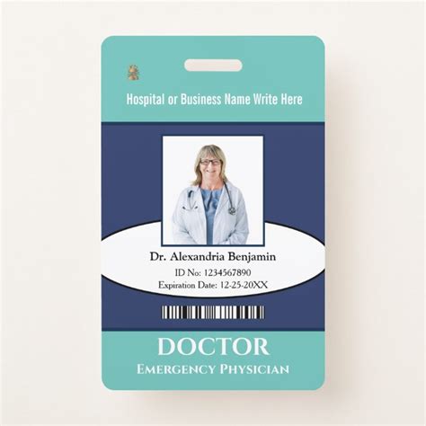 Custom Doctor Badge Template