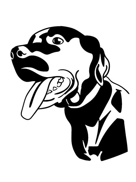 Custom Dog Stencil Printable Template