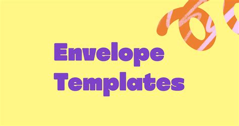 Custom Envelope Template