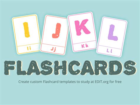 Custom Flashcard Templates