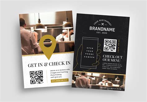 Custom Flyer Templates With QR Code