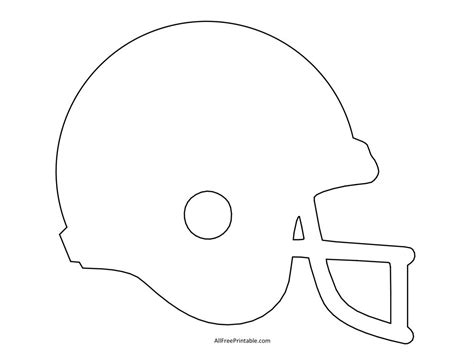 Custom Football Helmet Templates